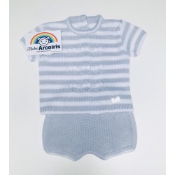 Ropa bebé • moda bebé • primera puesta hilo • bebé arcoíris