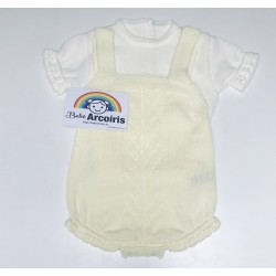 Peto bebé hilo amarillo  • ropa bebé • moda infantil • Bebé Arcoíris