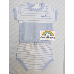 Ropa bebé • moda bebé • primera puesta hilo • bebé arcoíris